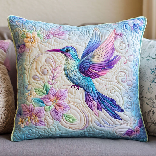 Hummingbird Flower WT2402003CL Quilt Pillow Case