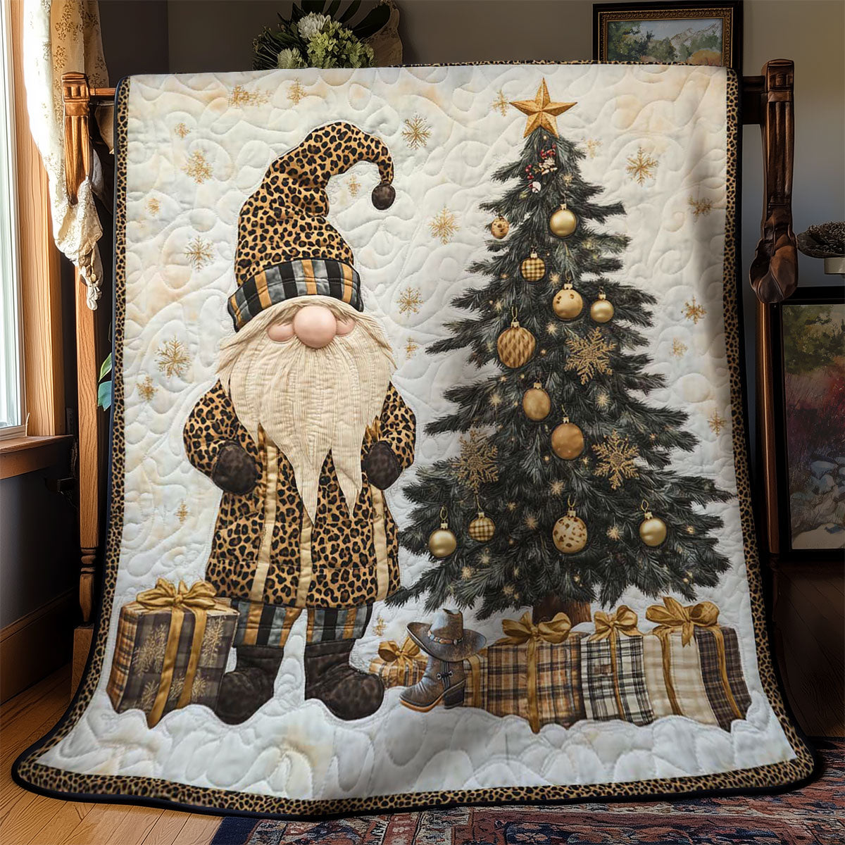 Leopard Chic Gnome WN1312009CL Quilt