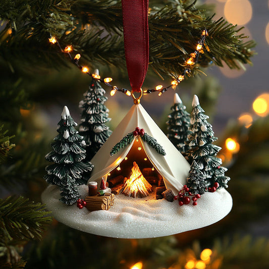 Dreamy Camping WN2310017CL Christmas Ornament