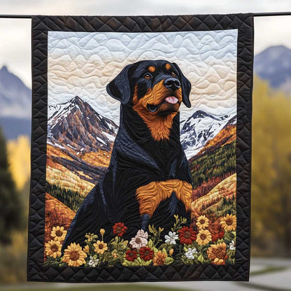 Rottweiler Mountainous WP1809020CL Quilt