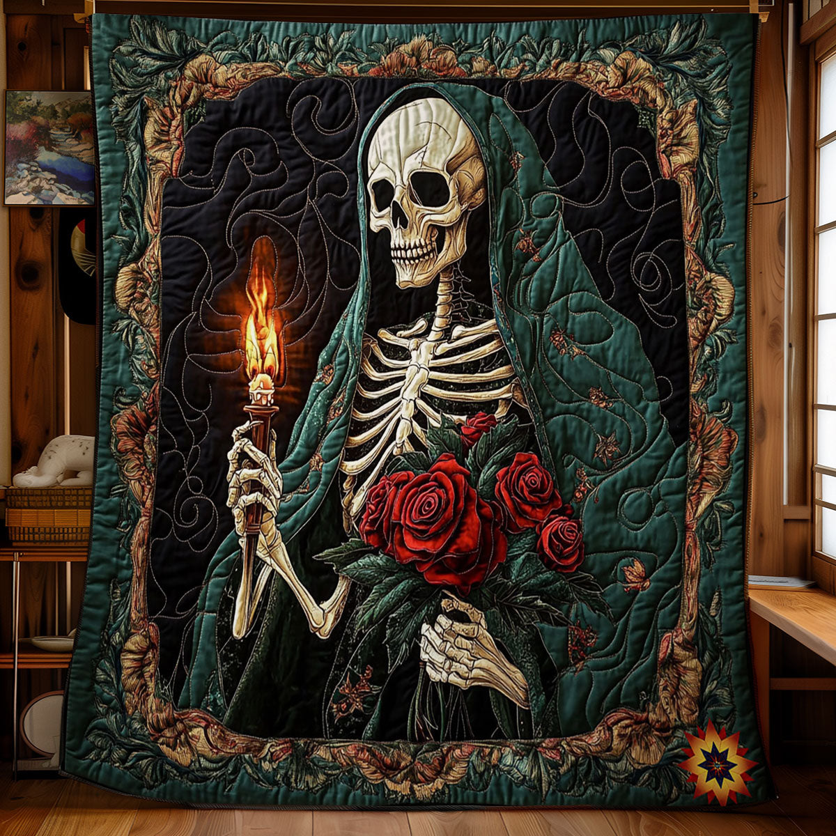 Queen Skeleton WY1112017CL Quilt