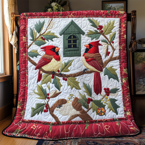 Winter Whispers with Cardinal YR2812011CL Quilt