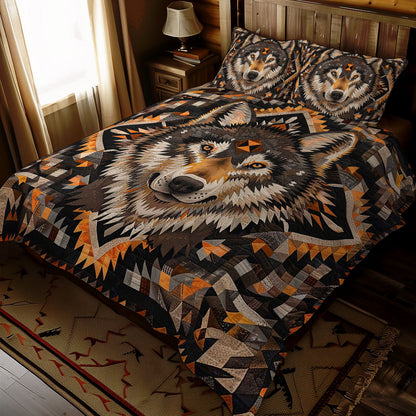 Wolf Native American WJ2009034CL Duvet Cover Set