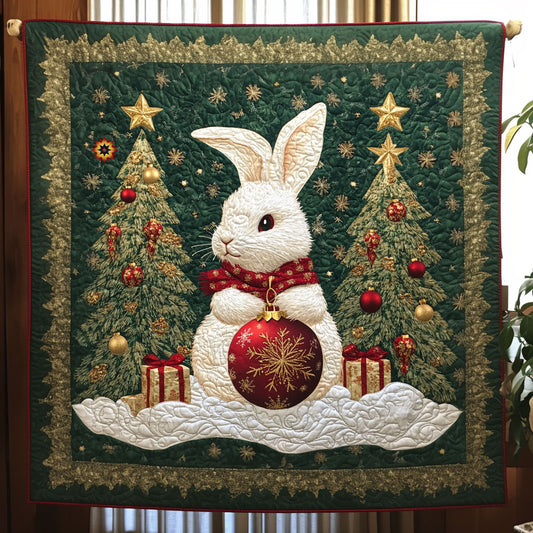 Christmas Rabbit WJ2611008CL Quilt