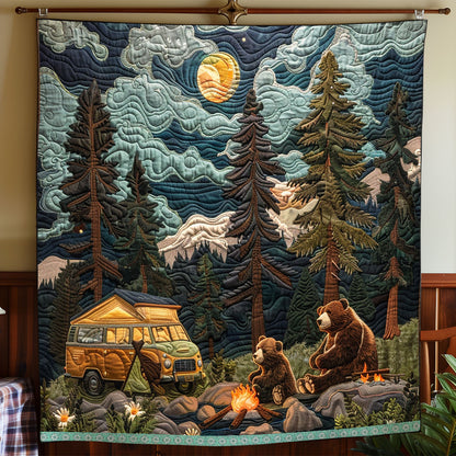 Bonding Bear Camping WP0609007CL Quilt