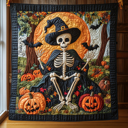 Pumpkin And Bones CP2308020CL Quilt