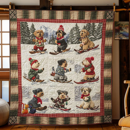 Schnauzer Snowy Fun WN2811043CL Quilt