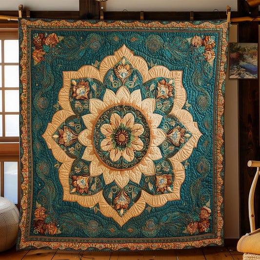 Mandala Style Flower WY2702089CL Quilt