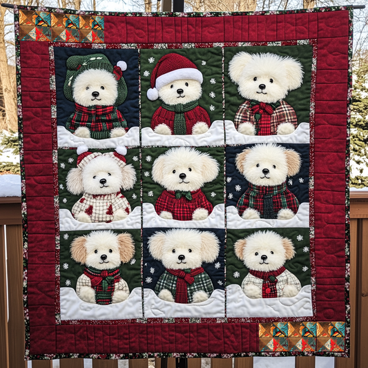 Winter Bichon XR3009003CL Quilt