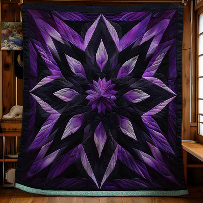 Purple Harmony Blossoms WN1309042CL Quilt