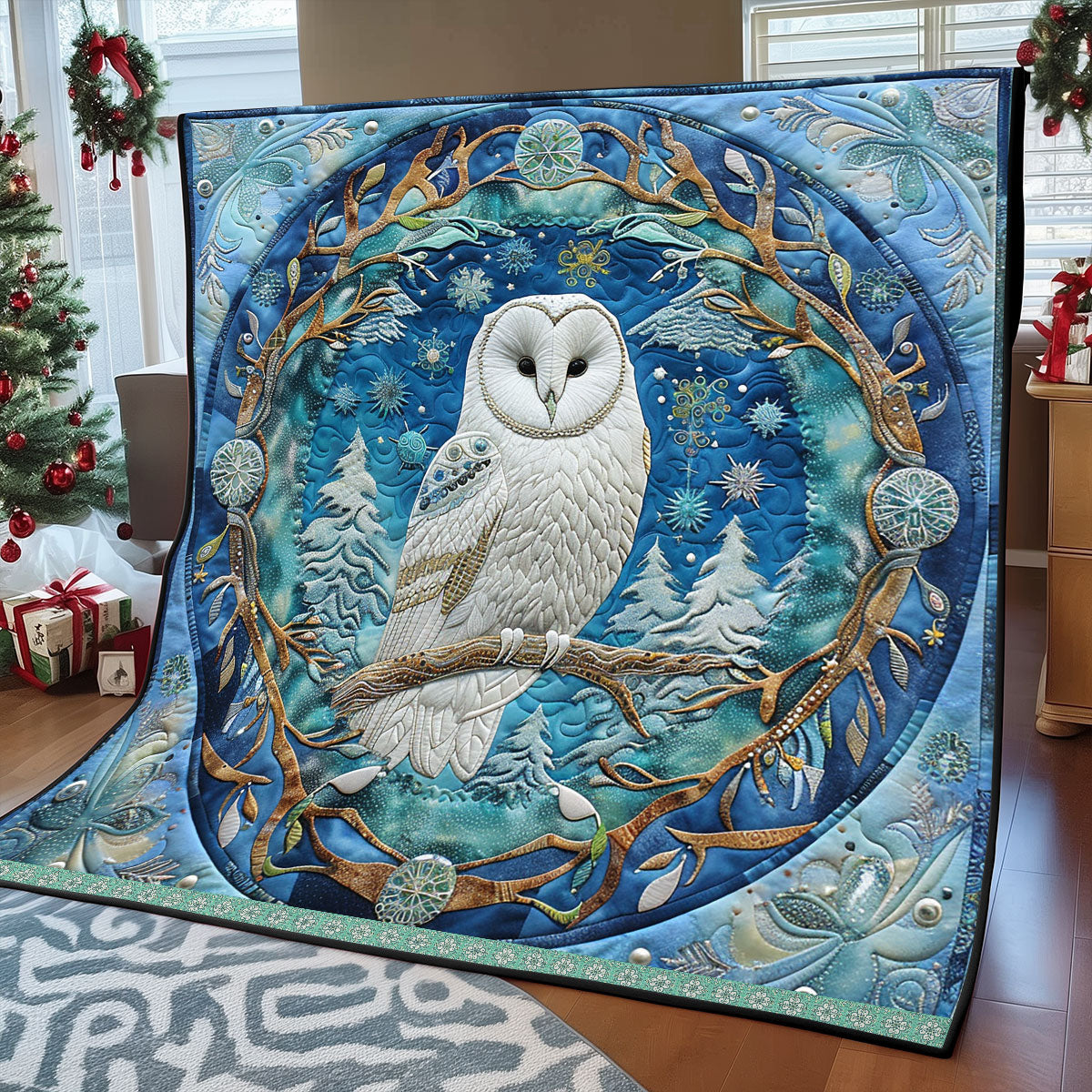 Mage Snow Owl WP0609031CL Quilt