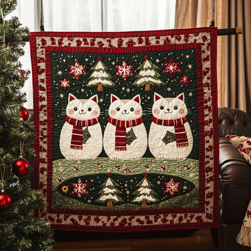 Christmas Snowmeow WJ1811024CL Quilt