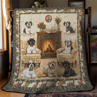 Schnauzer Snowy Fun WN2811044CL Quilt