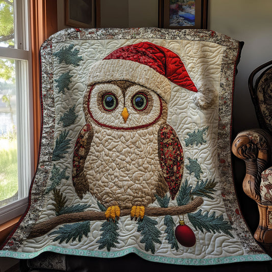 Owl Christmas WX2211030CL Quilt