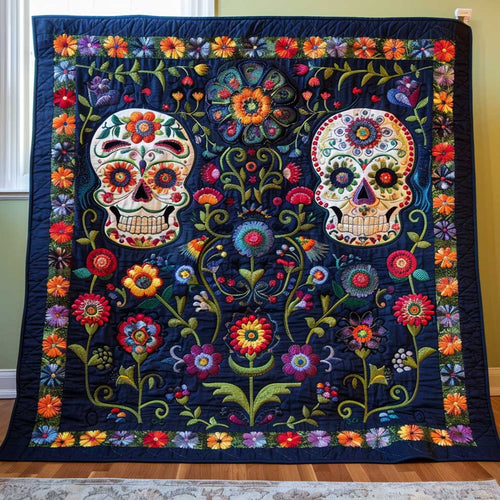 Calavera Sugar Skulls WJ1309027CL Quilt