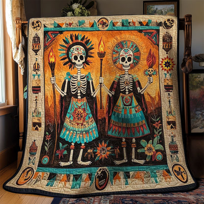 Day Of The Dead Sacred Tradition WN2610039CL Quilt