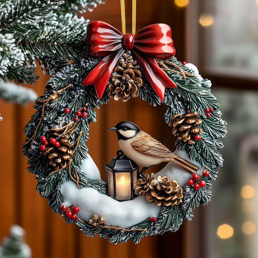 Christmas Chickadee CW2411089CL Christmas Ornament