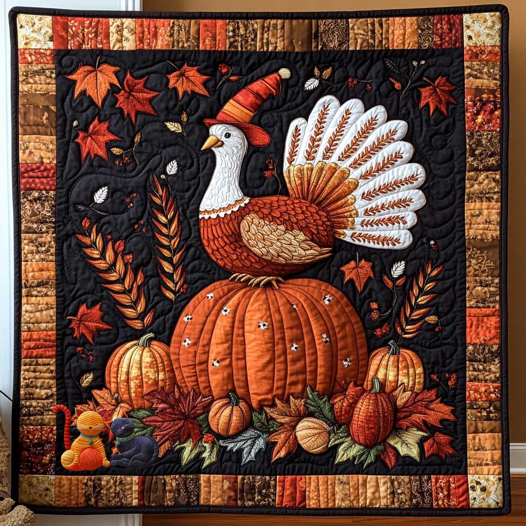 Turkey And Harvest Time WN0910144CL Quilt