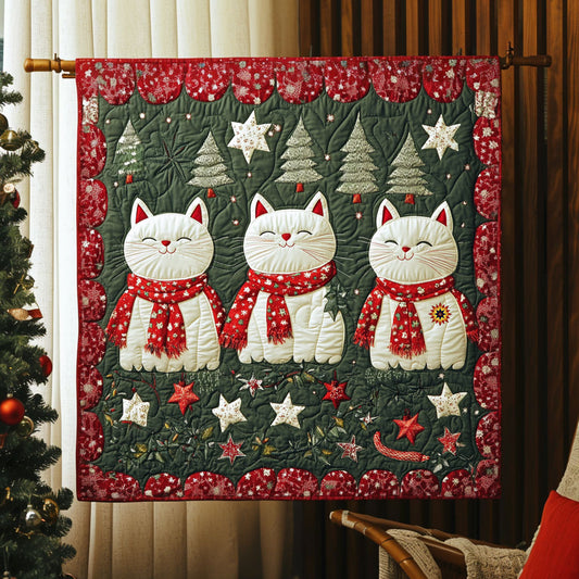 Christmas Cat WJ1911013CL Quilt