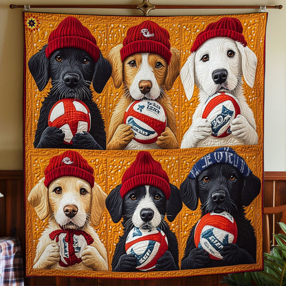 Hockey Dog WY0811031CL Quilt