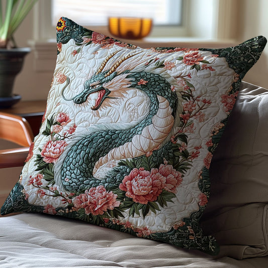 Majestic Dragon Blossom WY0101053CL Quilt Pillow Case