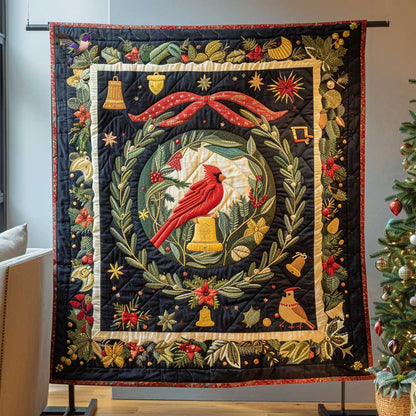 Christmas Bell Cardinal WP2110005CL Quilt