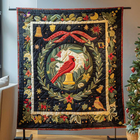 Christmas Bell Cardinal WP2110005CL Quilt