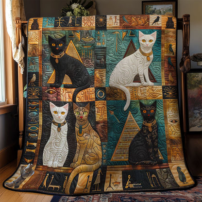 Hieroglyphic Cat Chronicles WN2510020CL Quilt