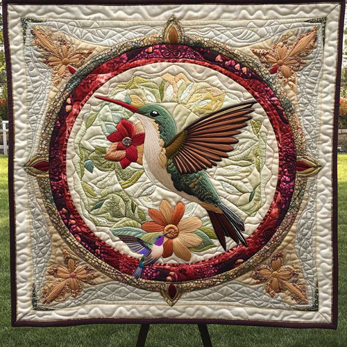 Hummingbird's Petal Haven WN0910010CL Quilt