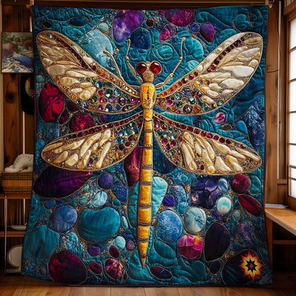 Gemstone Dragonfly WY0412015CL Quilt