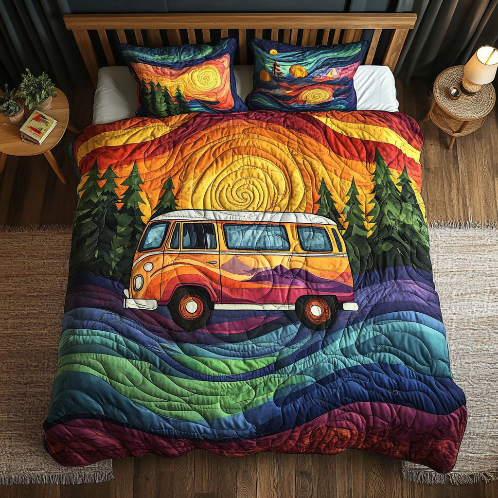 Van In Sunset WY1401063CLDuvet Cover Set