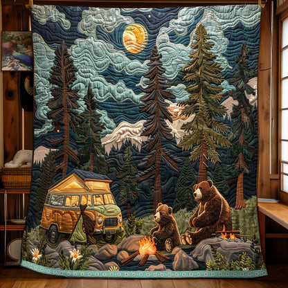 Bonding Bear Camping WP0609007CL Quilt