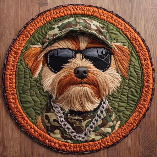 Pup Commander Cp1205018CL Quilted Round Mat