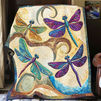 Abstract Dragonflies WY2702033CL Quilt