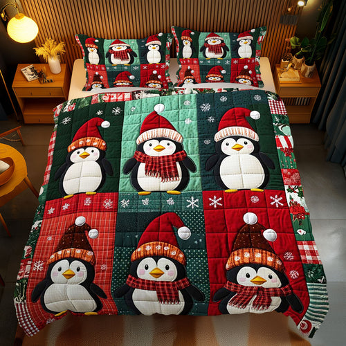 Christmas Penguin WJ2709026CL Duvet Cover Set