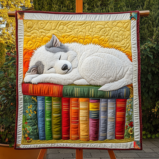 Bookworm Dog WN0310051CL Quilt