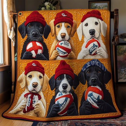 Hockey Dog WY0811031CL Quilt