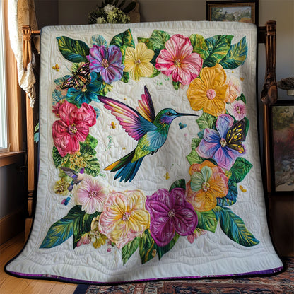 Floral Hummingbird Bliss WN1311045CL Quilt