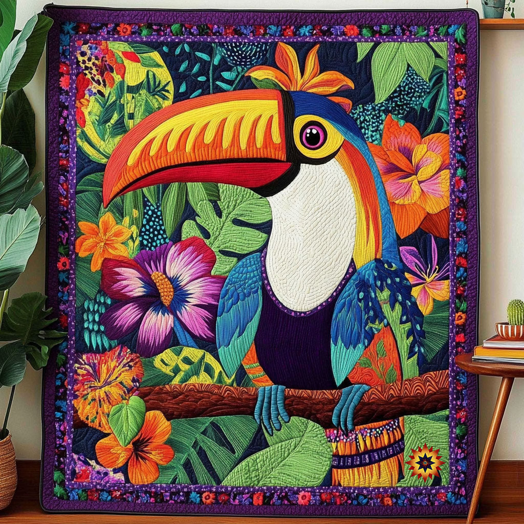 Beautiful Toucan WX0711005CL Quilt