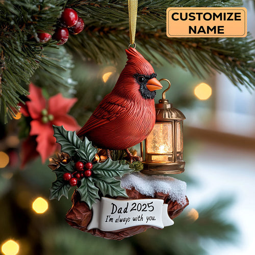 Heaven’s Cardinal WN2110056CL Personalized Christmas Ornament