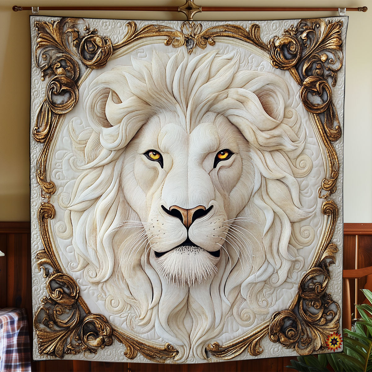 Royal White Lion WY2011040CL Quilt