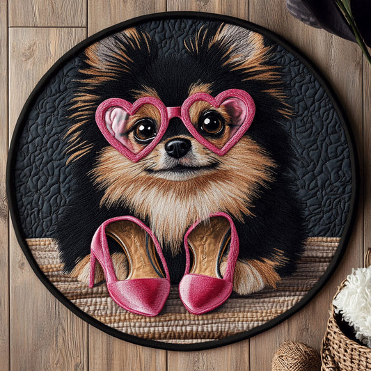 Pawshionista CP1205020CL Quilted Round Mat