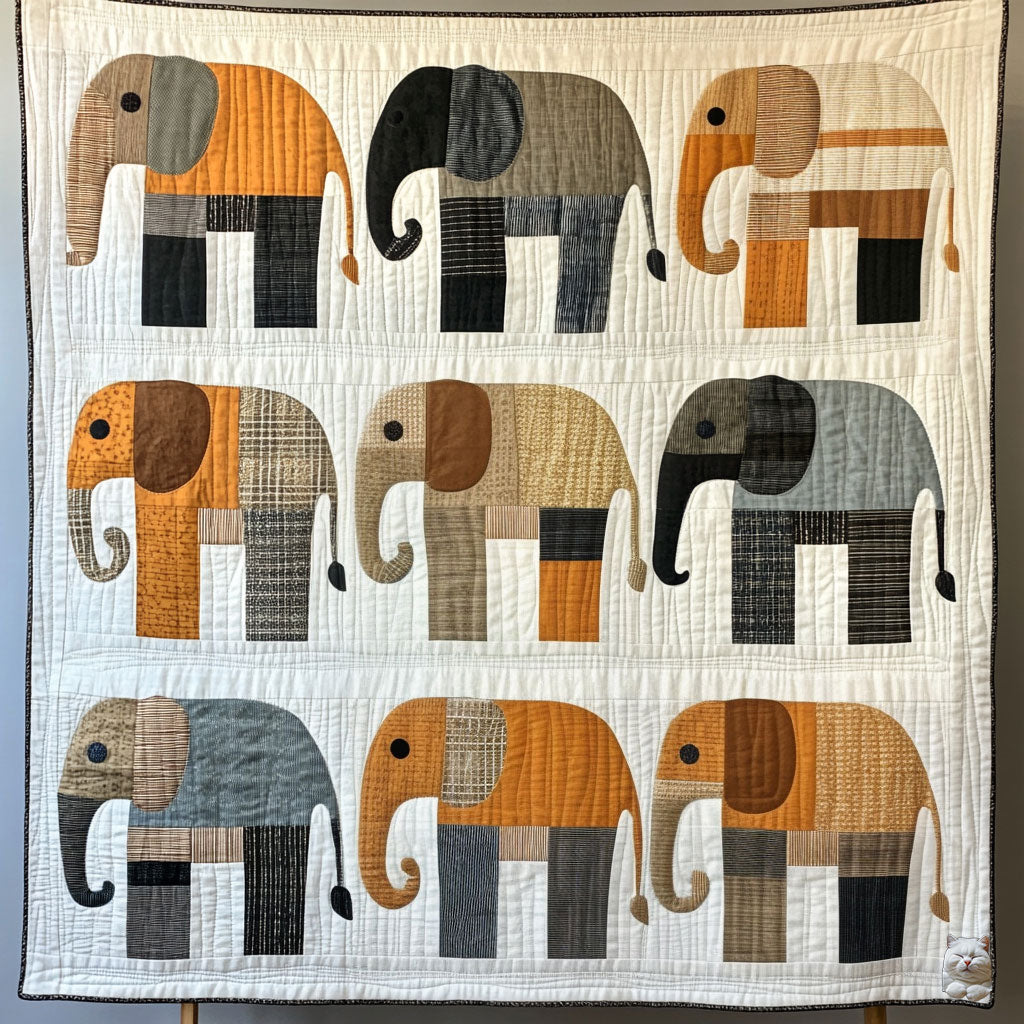 Elephant WU1010006CL Quilt