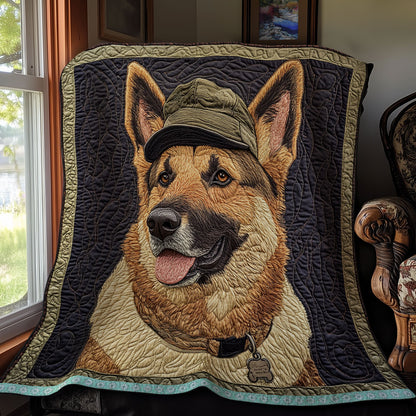 Funny German Shepherd WX1911028CL Quilt