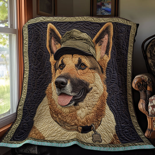 Funny German Shepherd WX1911028CL Quilt
