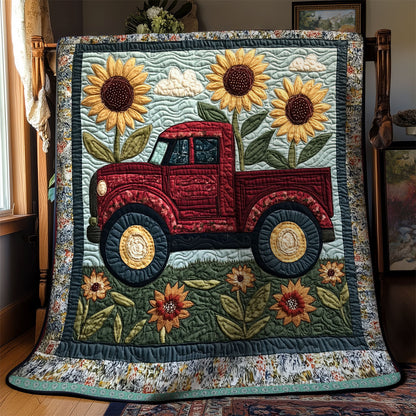 Red Truck WX2111039CL Quilt