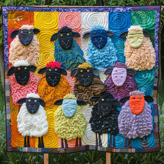 Artistic Sheep YR0301037CL Quilt