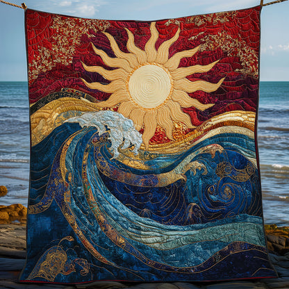 Vibrant Sun And Ocean WY1902097CL Quilt