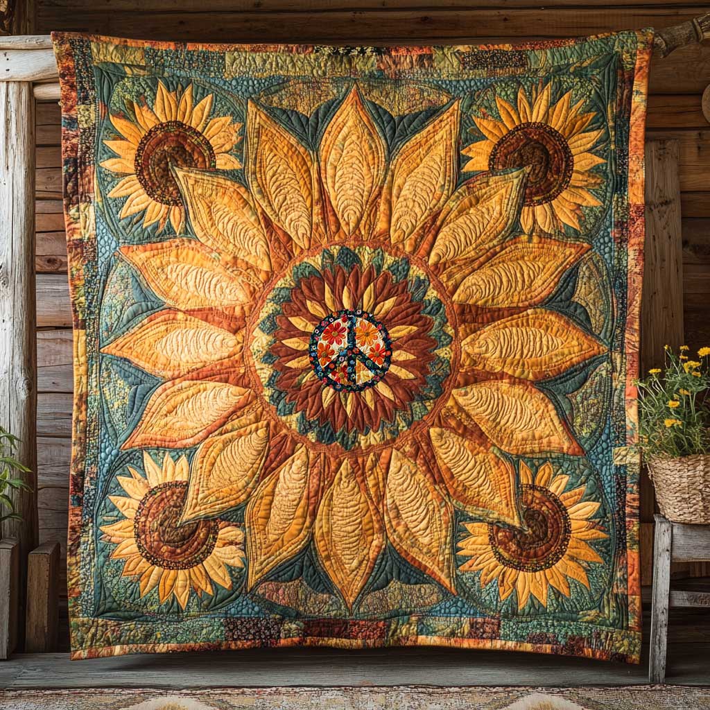 Rustic Sunflower WN0711099CL Quilt