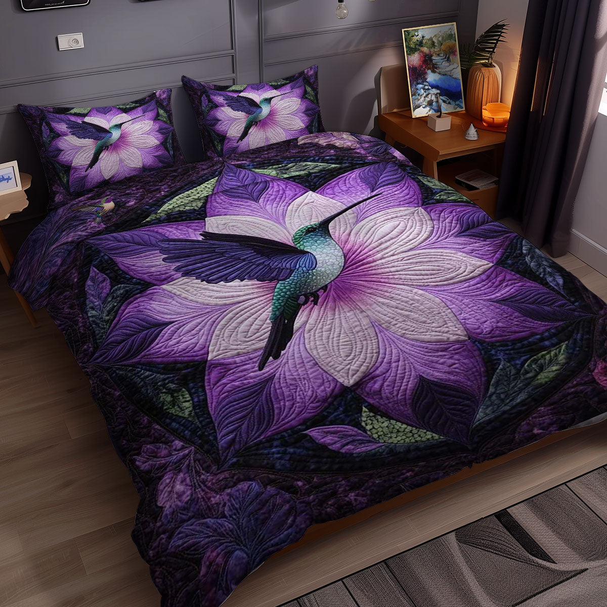 Hummingbird Garden WN0310106CL Duvet Cover Set